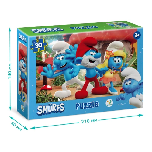Мини-пазл Dodo Смурфики (The Smurfs), 30 элементов купить в Кишиневе