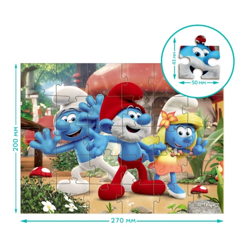 Мини-пазл Dodo Смурфики (The Smurfs), 30 элементов купить в Кишиневе