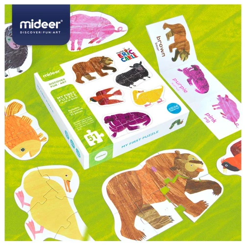 Puzzle educativ Mideer My first puzzle World of Eric Carle, 51 elemente cumpăra în Chișinau