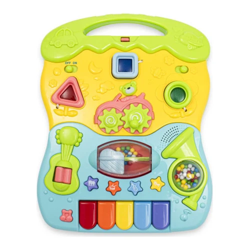 Premergător muzical Baby Mix 53214 cu panou de activități, albastru cumpăra în Chișinau