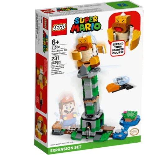 Конструкторы Lego Super Mario Boss Sumo Bro Topple Tower Expansion Set, 231 элементов купить в Кишиневе