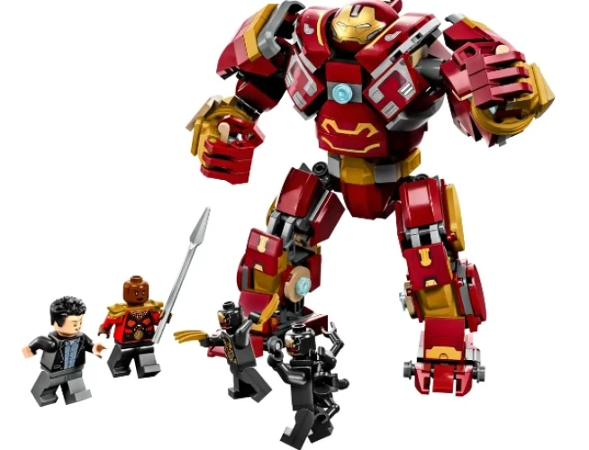 Set de constructie Lego Marvel The Hulkbuster: The Battle of Wakanda , 385 elemente cumpăra în Chișinau