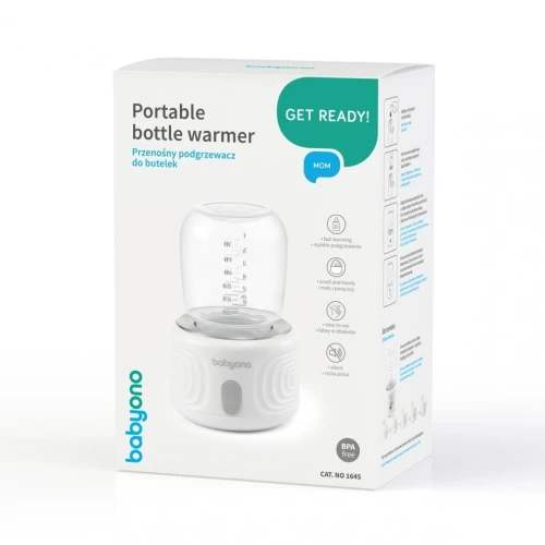 Подогреватель для бутылочек портативный BabyOno Universal White купить в Кишиневе