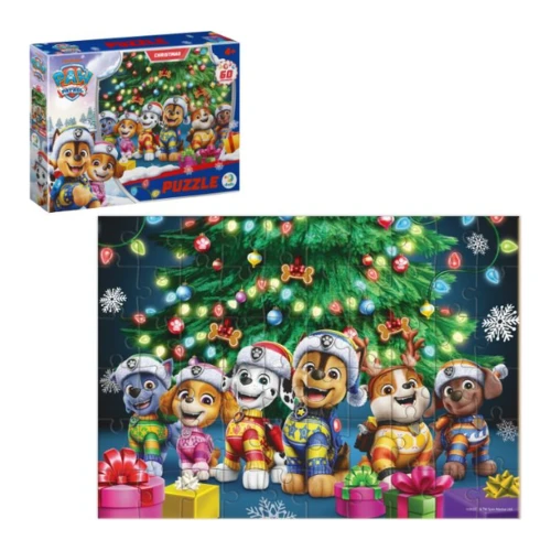 Puzzle Dodo Patrula cățelușilor „Pregătit de sărbători”, 60 elemente cumpăra în Chișinau