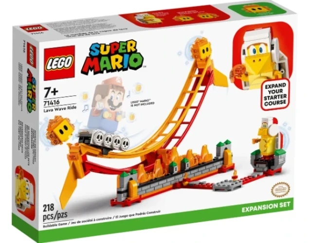 Конструкторы Lego Super Mario Lava Wave Ride Expansion Set, 218 элементов купить в Кишиневе