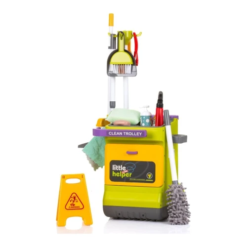 Игровой набор Chipolino Cleaning Trolley, тележка для уборки с 16 аксессуарами купить в Кишиневе