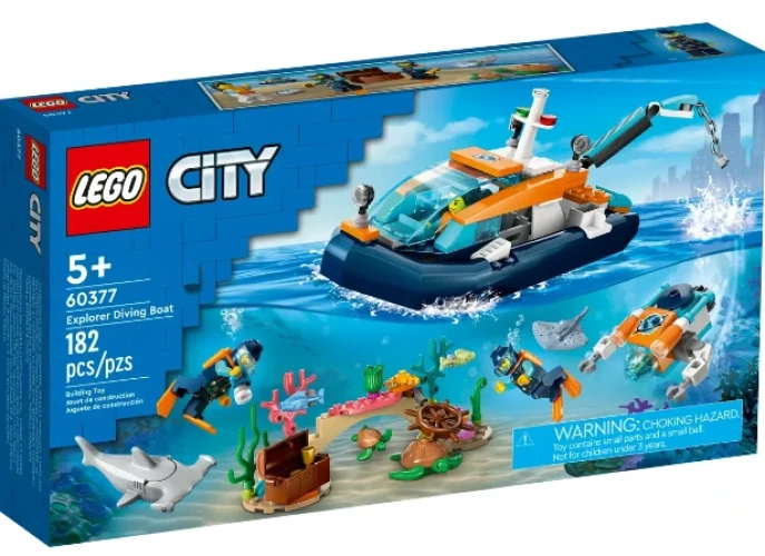 Конструкторы Lego City Explorer Diving Boat, 182 элементов купить в Кишиневе