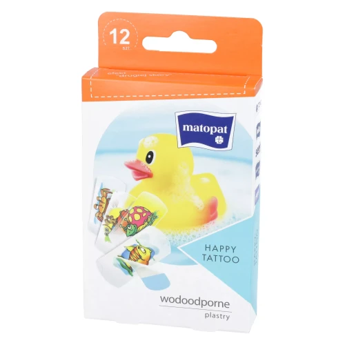 Emplastru Matopat Happy Tattoo, 25x57 mm, 12 buc. cumpăra în Chișinau