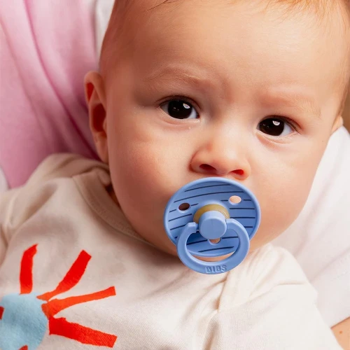 Пустышка круглая латексная Bibs Pin Ivory & Hush, 0-6 мес. купить в Кишиневе