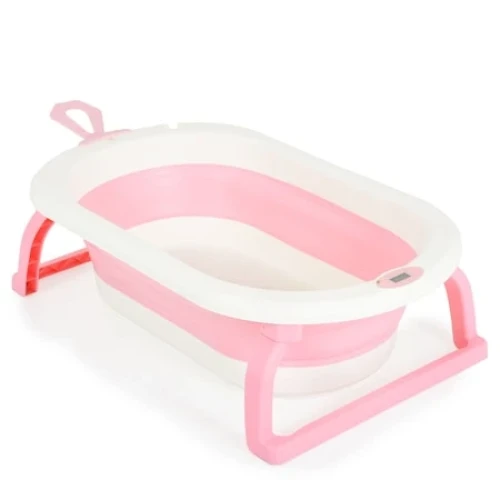 Cădiță pliabilă cu termometru Moni Terra Pink, 87 cm cumpăra în Chișinau