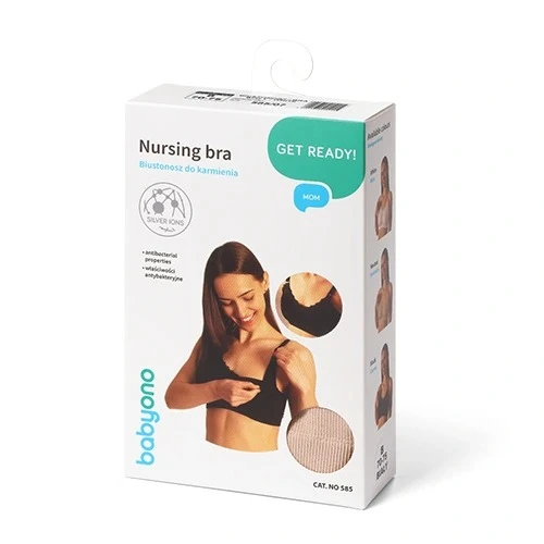 Бюстгальтер для кормления BabyOno White, размер F (70–75) купить в Кишиневе