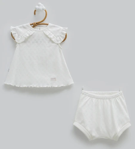 Комплект из 2 штук Caramell Hello Girl Ivory (9-12М) купить в Кишиневе