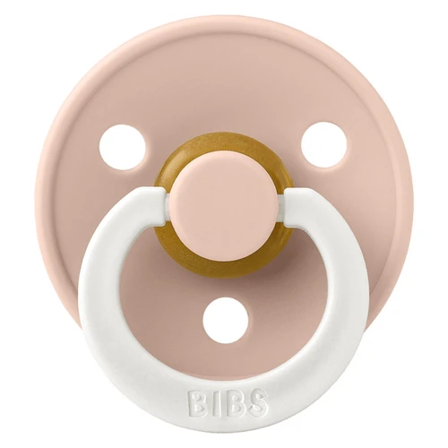 Suzeta rotunda din latex Bibs Colour Glow Blush 6-18 luni cumpăra în Chișinau