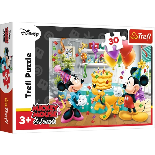 Пазл Trefl Disney Mickey Mouse & Friends Birthday cake, 30 элементов купить в Кишиневе