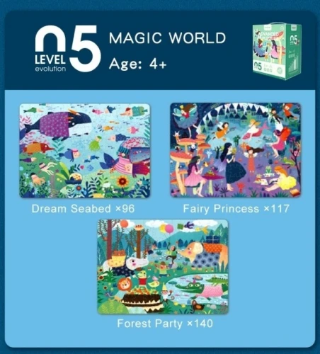 Puzzle Mideer Dream World în sort., 96-140 elemente cumpăra în Chișinau