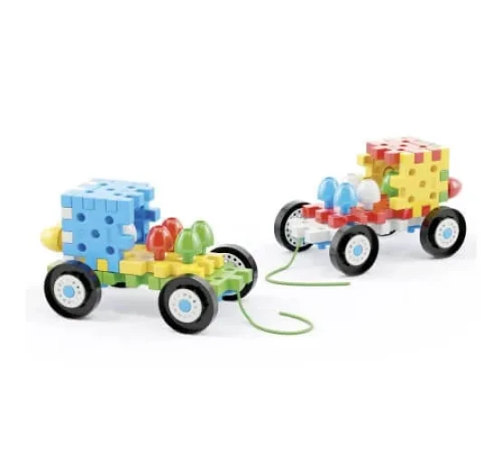 Set construcție Quercettib Jumbo Peggy Vehicles, 62 elemente cumpăra în Chișinau