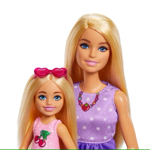 Игровой набор Barbie Family & Friends JBF43, куклы Барби Малибу и Челси, пикник с аксессуарами купить в Кишиневе
