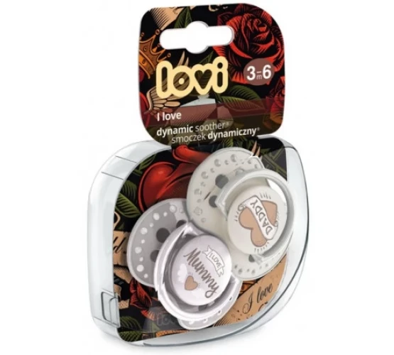 Suzeta dinamica din silicon Lovi Botanic (3-6 luni) 2 buc. cumpăra în Chișinau