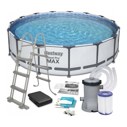 Каркасный бассейн Bestway Steel Pro Max 457x107 см, 14970 литров купить в Кишиневе