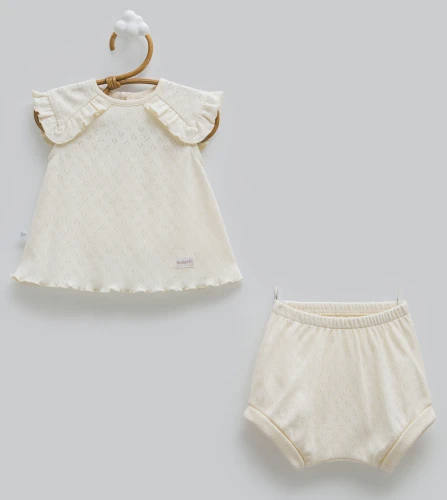 Комплект из 2 штук Caramell Hello Girl Beige (3-6М) купить в Кишиневе