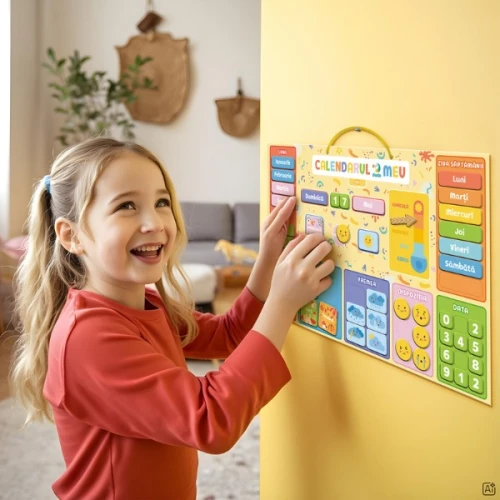 Магнитная обучающий календарь Dodo My Calendar (RO) купить в Кишиневе - 5 Магнитная обучающий календарь Dodo My Calendar (RO) купить в Кишиневе