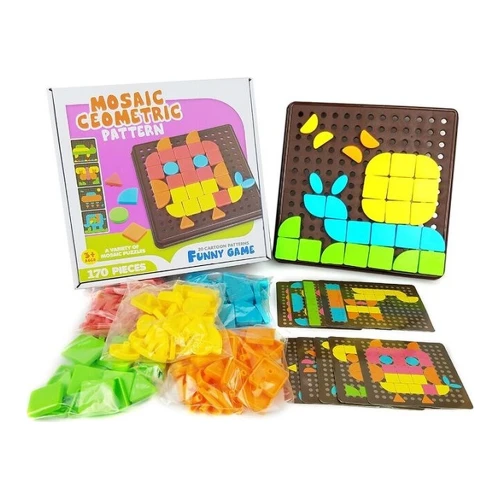 Мозаика Essa Toys Геометрические фигуры, 170 деталей купить в Кишиневе