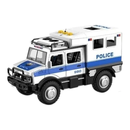 Jeep de poliție Wenyi cu inerție (lumini/sunete/uși care se deschid), scara 1:16 cumpăra în Chișinau