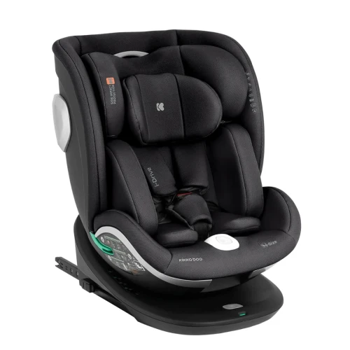 Автокресло 40-150 см (i-Size) Isofix Kikkaboo i-Drive Black, поворотное 360 купить в Кишиневе