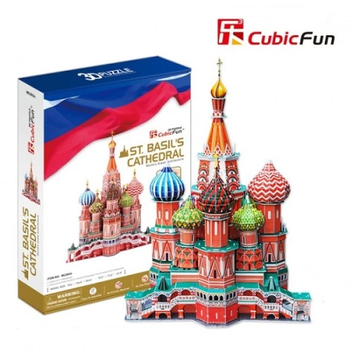 3D-пазл Cubic Fun St. Basil's Cathedral, 214 элементов купить в Кишиневе