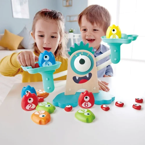 Игрушечные весы Hape Монстроматематика, разноцветные купить в Кишиневе