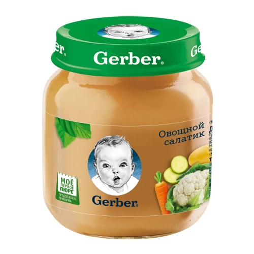 Пюре Gerber овощной салатик (5 мес+), 130 г купить в Кишиневе