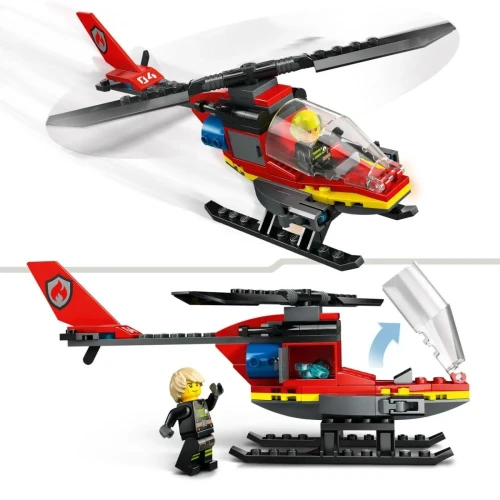 Конструкторы Lego City Fire Rescue Helicopter, 85 элементов купить в Кишиневе