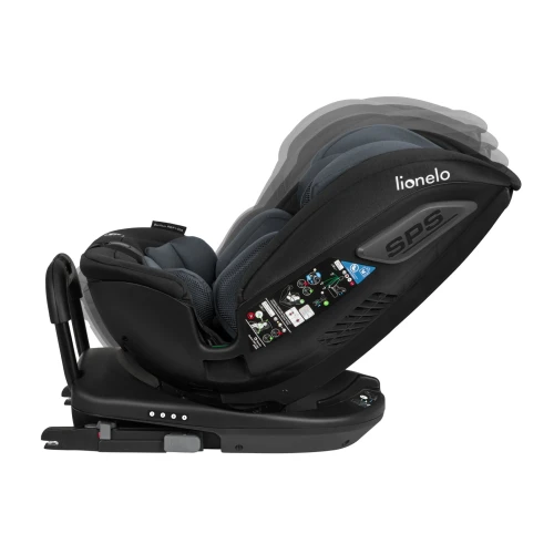Scaun auto 40-150 cm (i-Size) Isofix Lionelo Bastiaan RWF Grey Stone, rotativ 360 cumpăra în Chișinau