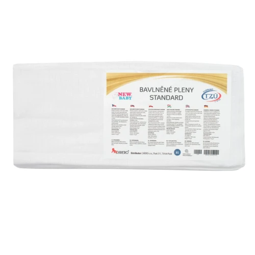 Пелёнки из хлопковой фланели New Baby Standard (80x80 см), 10 шт купить в Кишиневе