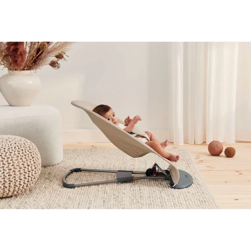 Balansoar BabyBjorn Balance Soft Woven, Khaki/Beige cumpăra în Chișinau