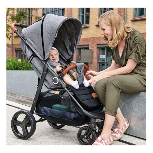 Cărucior de plimbare Kinderkraft Grande Plus Grey cumpăra în Chișinau