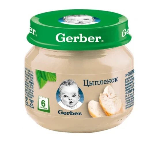 Пюре Gerber Цыплёнок (6 мес+), 80 г купить в Кишиневе