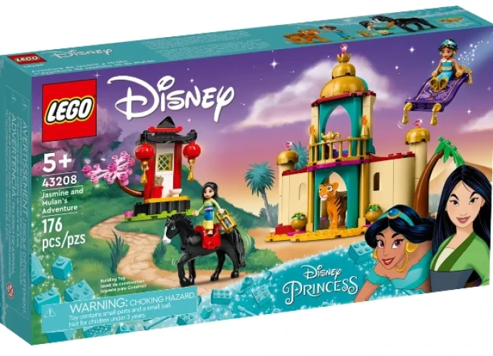 Set constructie Lego Disney Jasmine and Mulan's Adventure, 176 elemente cumpăra în Chișinau