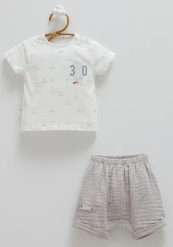 Set din 2 piese Caramell Hello Summer Grey (18-24L) cumpăra în Chișinau