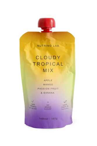 Piure Nutrino Lab din măr-mango-fructul pasiunii-banană (24 luni+), 180 g cumpăra în Chișinau