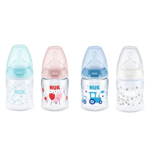 Бутылочка для кормления из пластика NUK First Choice Temperature Control в асс., 150 мл купить в Кишиневе