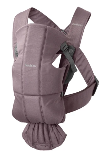 Анатомический рюкзак-кенгуру BabyBjorn Mini Cotton Dark Purple купить в Кишиневе
