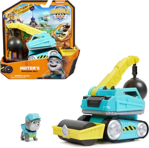 Строительная машина Spin Master Paw Patrol Rubble & Crew Motor’s Wrecking Ball купить в Кишиневе