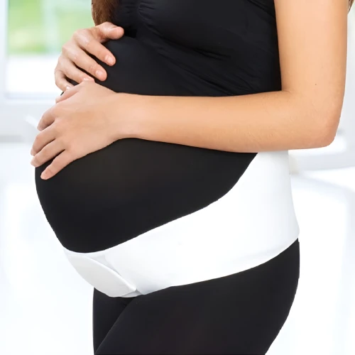 Centură abdominală pentru susținere prenatală BabyJem Albă, Mărimea L (101-110 cm) cumpăra în Chișinau