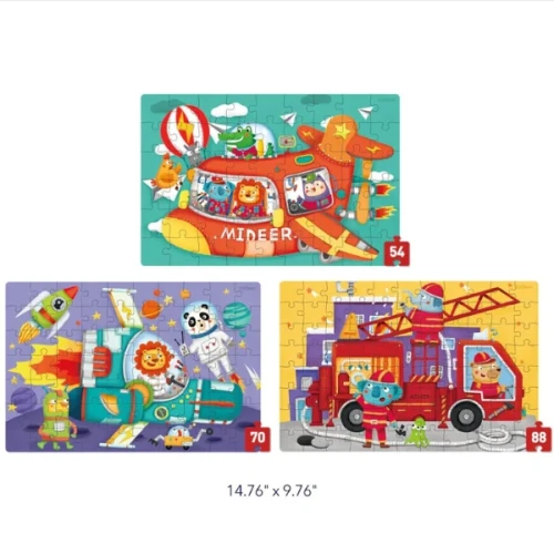 Puzzle Mideer Transportation, 212 elemente cumpăra în Chișinau
