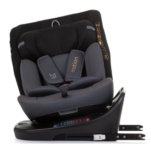 Scaun auto 40-150 cm (i-Size) Isofix Chipolino Motion obsidian, rotativ 360 cumpăra în Chișinau
