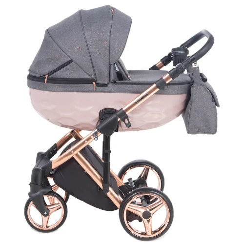 Коляска 2 в 1 Adamex Chantal Star Grey Rose Gold купить в Кишиневе