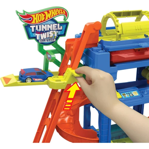 Set constructie Hot Wheels City Tunnel Twist Car Wash, 2 elemente cumpăra în Chișinau