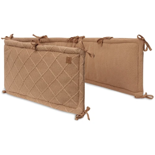 Бортики в кроватку Jollein Check Knit Biscuit (1 шт.), 180x30 см купить в Кишиневе