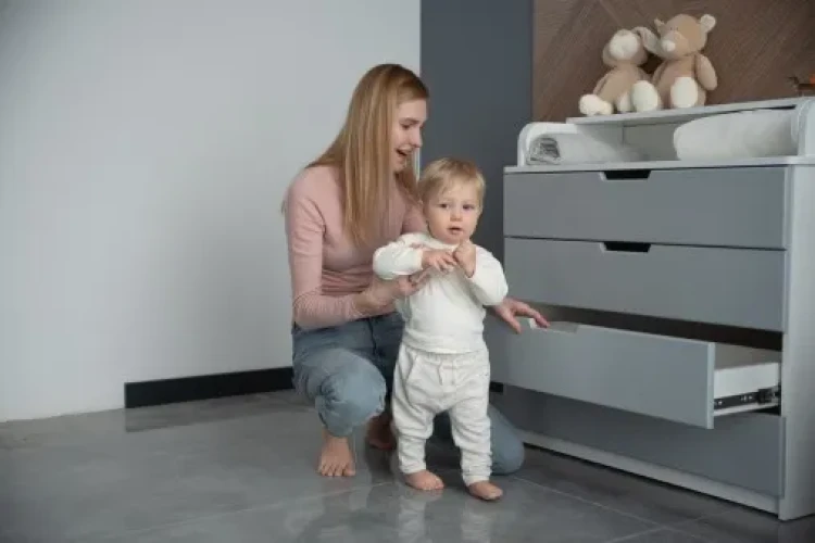 Комод-пеленатор DeSon MDF 600 Серый купить в Кишиневе